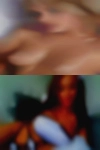 Naked woman leaning over